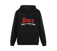 XINGYUE STAR Bone Thugs N Harmony Hoody Unisex Ptinted Hoodies Long Sleeve Men's Hooded with Pocket Black L