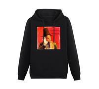 XINGYUE STAR Captain Beefheart & His Magic Band Trout Mask Replica Hoody Unisex Long Sleeve Hooded with Pocket Black L