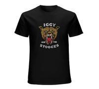 XINGYUE STAR Iggy and The Stooges - Camiseta de manga corta para hombre, talla S-23, color negro, Negro, L
