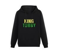 XINGYUE STAR King Tubby Reggae Dub Hoody Unisex Ptinted Hoodies Long Sleeve Men's Hooded with Pocket Black L
