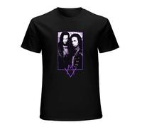 XINGYUE STAR Milli Vanilli - Camiseta de manga corta para hombre, 100 % algodón, color negro, Negro, XL