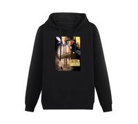 XINGYUE STAR Once Upon A Time In America Hoody Unisex Ptinted Hoodies Long Sleeve Men's Hooded with Pocket Black L