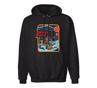 XINGYUE STAR Sudadera con capucha unisex de Satanás is Waitin, de manga larga, con bolsillo negro, Negro , M