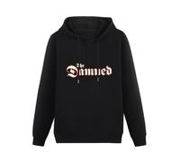 XINGYUE STAR The Damned Hoody Unisex Ptinted Hoodies Long Sleeve Men's Hooded with Pocket Black XXXL