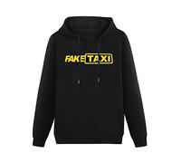 XINGYUE STAR The Mimi's Fake Taxi Hoody Unisex Ptinted Hoodies Long Sleeve Men's Hooded with Pocket Black XXL