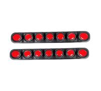 XINHONGJIMAOYI 2 Pack Tiras de Parachoques Reflectantes Plegables para Porsche 918 Spyder 2013 2014 2015, Protector de Borde de Puerta de Coche Impermeable Anticolisión,Red