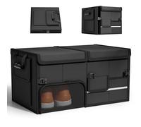 XINHONGJIMAOYI Organizador de Maletero de Coche para Hyundai Genesis Saloon (2008-2014), Caja de Almacenamiento Cargo 60L Impermeable Plegable con Tapas Bolsillo de Red