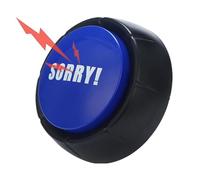 Xinhuju Botón de Sonido - Buzzer Voz alegría para el Entrenamiento Respuesta al Habla | Comunicación Clara Talking Toy con Ruidoso reproducción, sí no Ayuda Juego la Oficina Clases Gag Fun