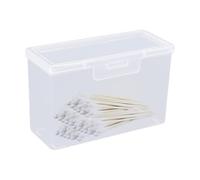 Xinhuju Caja de Tarjetas de Negocios claras, portavasos rectangulares de Escritorio | Organizador de Almacenamiento con Hebilla de Seguridad para Tornillo, Tarjeta, Joyas, Tarjeta de Juego, Moneda