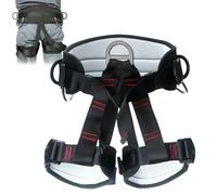Xinhuju Cinturón de seguridad para escalada con soporte acolchado flexible | de fijación seguro con correas de cintura ajustables, al aire libre para el mantenimiento de techos o Ges