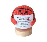 Xinhuju Crochet Positivo | Bola de Crochet con Frases Motivacionales,Bola de Crochet Positivo Hecho a Mano para Regalo de Hogar