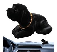 Xinhuju Decoraciones para salpicadero de Coche Perros, Decoración Perro asintiendo | Labrador Coche, Escritor Si te encantan los Perros, Este Labrador es el compañero portáti