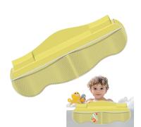 Xinhuju Guardia de Agua de la Bañera Niños - Estante y Organizador de Juguetes | Presentación del Baño Multifuncional con Bolsillos de 4 Mesh, Fácil Instalar la Protección de Agua de la Zona