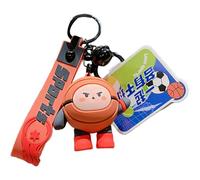 Xinhuju Llavero con colgante de fútbol | Lindo llavero con colgante, llavero para coche y adorno para bolso de teléfono, relleno de regalos para bolsas de fiesta temáticas de fútbol, Baloncesto, Fare