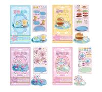 Xinhuju Pegatinas apilables 3D, pegatinas decorativas en relieve para aliviar el estrés - DIY apilable de cristal pegatinas 3D - para pared, guitarras, equipaje, cuaderno, tableta, diarios, vasos de