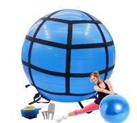 Xinhuju Pelota de gimnasia | Pelota de fitness con bomba - Equipo portátil de gimnasio en casa para entrenamiento de núcleo, estabilidad, equilibrio, fitness y preparación para el parto
