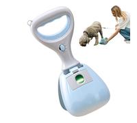 Xinhuju Pet Pooper Scooper, Dog Pooper Scooper | Poop portátil Grabber, recoge pala lata para gato para gato con asa ergonómica para el parque del patio