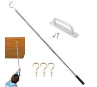 Xinhuju Piezas para escaleras abatibles, kit para escaleras átiles | Kit eficiente para tirar de la escalera de ahorro de mano de obra | Para escaleras portátiles Kit para tirar de las escaleras del