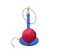 Xinhuju Porta de muñeca para Ganchillo,Portahilo para Ganchillo - con Gancho de Mesa para Ganchillo y Soporte para Malla,Porta Hilos portátil Porta Bolas de Ganchillo Must Have acrílico para Lavar