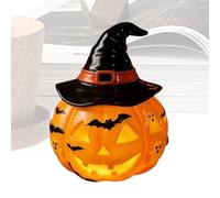 Xinhuju Resin Halloween Decoration, Usb Powered Stained Glass Lamp, Han