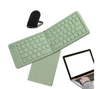 Xinhuju Teclado Plegable de Viaje: Mini Teclado inalámbrico ultradelgado