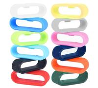 Xininyia Paquete de 12 accesorios para Magic Band & Band+ & Band2.0, soporte de seguridad de silicona antideslizante multicolor compatible con bandas mágicas de Disney (paquete de 12)