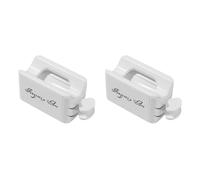 Xiniy 2X Bandeja de Reciclaje de Polvo de Inmersión Portátil Herramientas de Uñas Caja de Recuperación de Polvo de Diamante de Joyería de Uñas Conveniente de Doble Capa