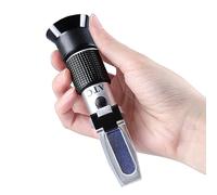 XinJiaYi Brix Meter Refractómetro, herramienta de comprobador de miel de triple escala (contenido de agua: 12-27%, Brix: 58-92%, Be': 38-43), refractómetro Brix de mano para miel, jarabe de arce, melaza y mantenimiento de abeja