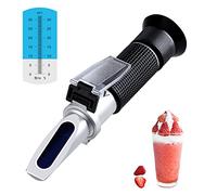 XinJiaYi Refractómetro de azúcar 0~32%,Refractómetro portátil Brix Prueba de contenido de azúcar, medidor Brix de alta precisión con ATC para bebidas de frutas y zumos