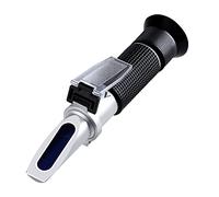XinJiaYi Refractómetro de vino, refractómetro Brix de doble escala Brix 0 - 40% y alcohol 0 - 25% vol, refractómetro de vino para medir el contenido de azúcar y predecir el contenido de alcohol del