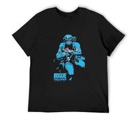 XINJIEDIAN 2000 Ad Rogue Trooper Graphic Printed Shirt Unisex 100% Cotton Short-Sleeve T-Shirts Black XXL