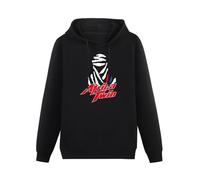XINJIEDIAN Africa Twin Hoody Unisex Ptinted Hoodies Long Sleeve Men's Hooded with Pocket Black L