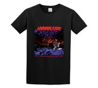 XINJIEDIAN Annihilator Set The World On Fire Unisex 100% Cotton Short-Sleeve T-Shirts Black M