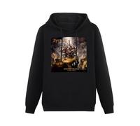 XINJIEDIAN Ayreon Into The Electric Castle Hoody Unisex Ptinted Hoodies Long Sleeve Men's Hooded with Pocket Black L