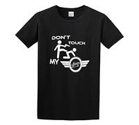 XINJIEDIAN Don't Touch My Simson, Blau DDR Motorrad Tuning Simi S51 50 Fan Ostkult Unisex 100% Cotton Short-Sleeve T-Shirts Black XXL