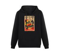 XINJIEDIAN Fats Domino July 15 1961 Seattle Concert Poster Hoody Unisex Long Sleeve Hooded with Pocket Black XL