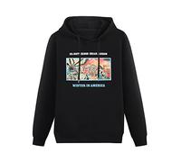 XINJIEDIAN Gil Scott-Heron Brian Jackson Winter In America Album Cover Art Unisex Hoody with Pocket Black M
