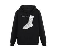 XINJIEDIAN Henry Cow Sock Rock Soft Machine Matching Mole Hoody Unisex Long Sleeve Hooded with Pocket Black XXXL
