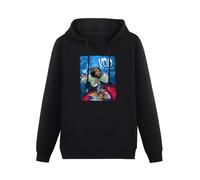 XINJIEDIAN J Cole Kod Tour Hoody Unisex Ptinted Hoodies Long Sleeve Men's Hooded with Pocket Black XXXL