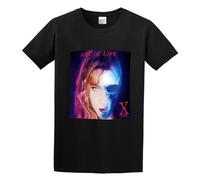 XINJIEDIAN Japan Art of Life Unisex 100% Cotton Short-Sleeve T-Shirts Black XL