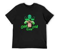 XINJIEDIAN Käärijä Cha Cha Cha Finland Euro Song Contest Kaarija Unisex Unisex 100% Cotton Short-Sleeve T-Shirts Black L