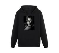 XINJIEDIAN Leonardo Dicaprio Hoody Unisex Ptinted Hoodies Long Sleeve Men's Hooded with Pocket Black XL