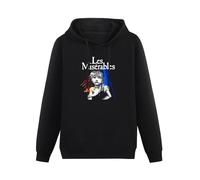 XINJIEDIAN Les Miserables Hoody Unisex Ptinted Hoodies Long Sleeve Men's Hooded with Pocket Black L