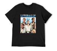 XINJIEDIAN Literally Me Ryan Gosling Drive Unisex 100% Cotton Short-Sleeve T-Shirts Black XXL