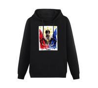 XINJIEDIAN Manny Pacquiao Boxing Gym The Goat Hoody Unisex Ptinted Hoodies Long Sleeve Men's Hooded with Pocket Black S