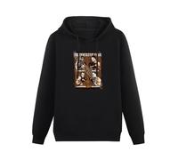 XINJIEDIAN Marvin Hagler Thomas Hearns Roberto Duran Sucre Leonard Hoody Unisex Long Sleeve Hooded with Pocket Black XL
