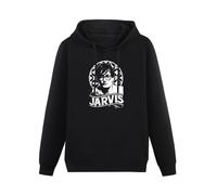 XINJIEDIAN Pulp Jarvis Cocker Tribute Unbritpop Hoody Unisex Ptinted Hoodies Long Sleeve Men's Hooded with Pocket Black M