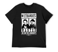 XINJIEDIAN Sanya Wet Bandits Wet Bandits Home Alone Kevin Alone to House Unisex 100% Cotton Short-Sleeve T-Shirts Black XL