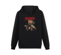 XINJIEDIAN Skid Row Slave To The Grind '91 Hoody Unisex Ptinted Hoodies Long Sleeve Men's Hooded with Pocket Black L