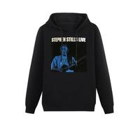 XINJIEDIAN Stephen Stills Live Hoody Unisex Ptinted Hoodies Long Sleeve Men's Hooded with Pocket Black XXL